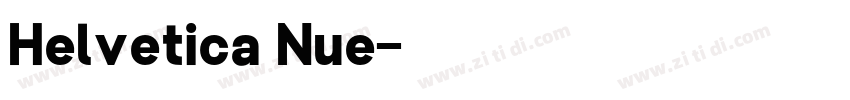 Helvetica Nue字体转换